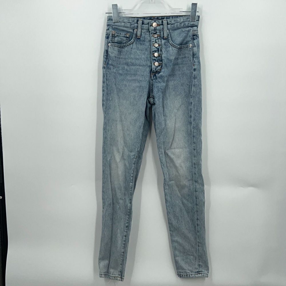 We Wore What X Joe's Jeans The Danielle High Rise Vintage Straight Button Fly 24